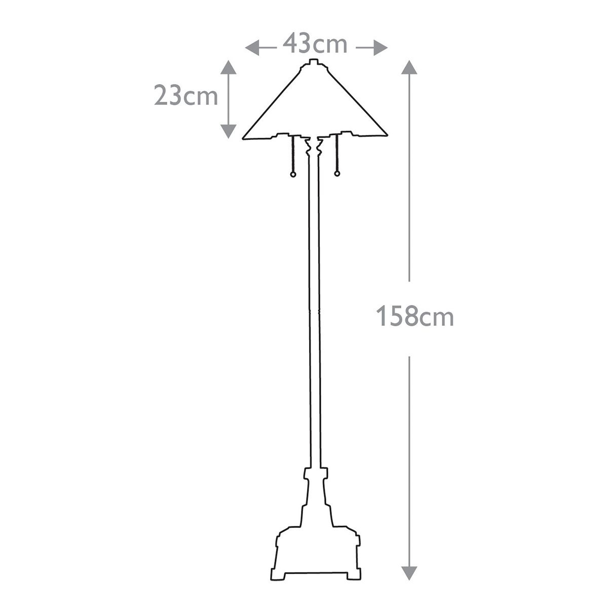 Quoizel Inglenook Tiffany Floor Lamp