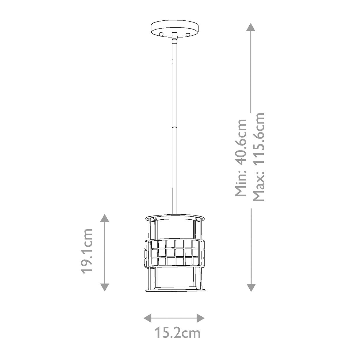 Quoizel Mini Copper Pendant Ceiling Light
