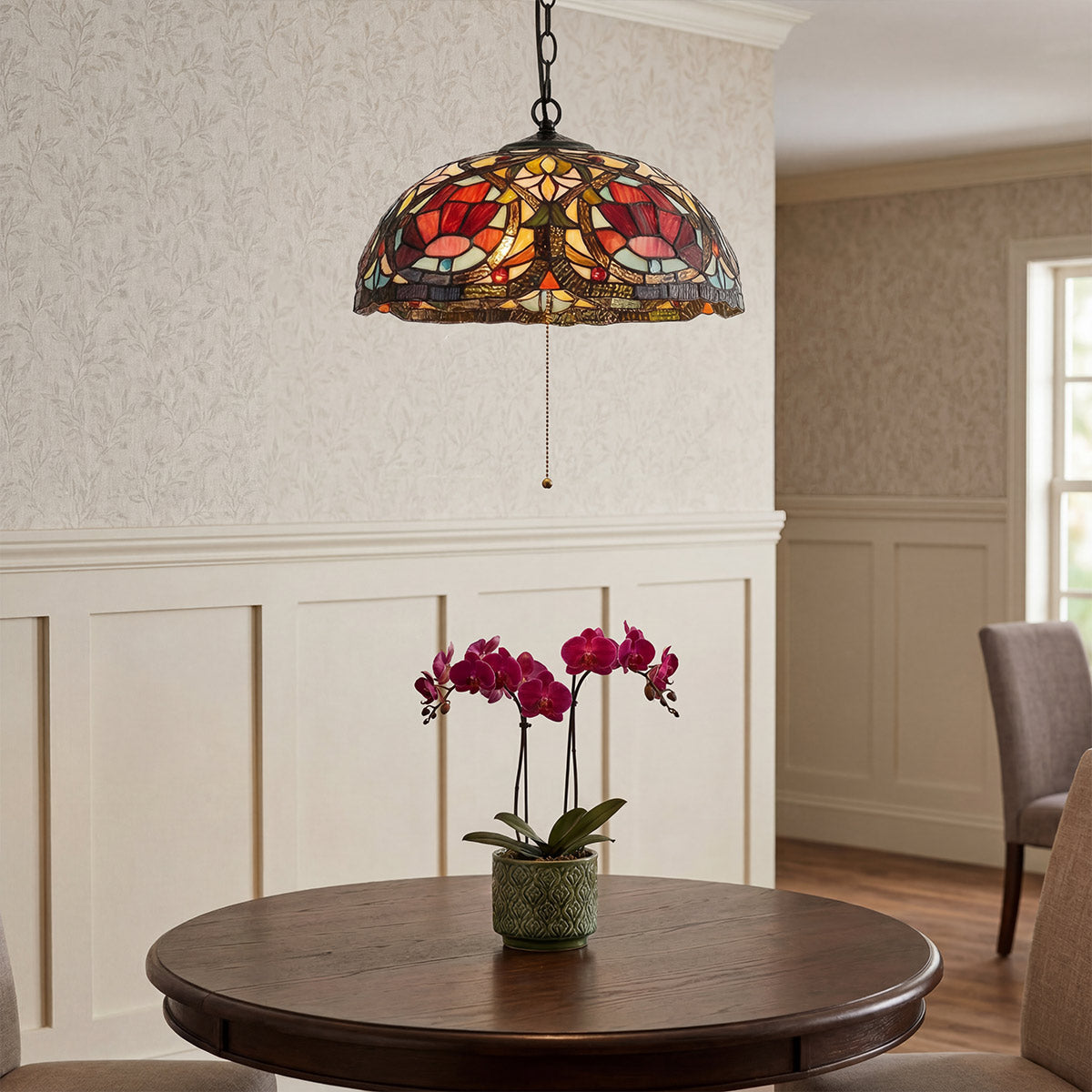 Quoizel Larissa Tiffany Ceiling Pendant Light