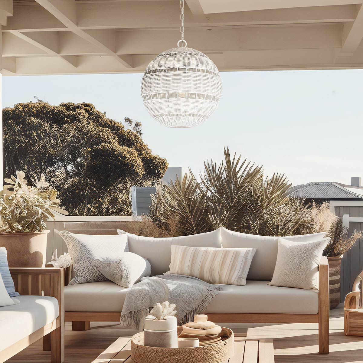 Quoizel Lindendale White Pendant Light