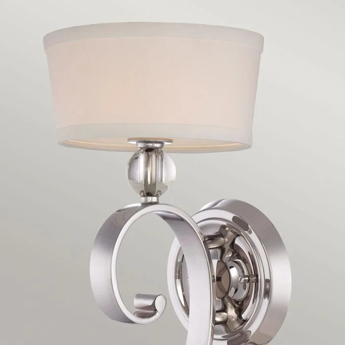 Quoizel Madison Manor 1 Light Silver Wall Light