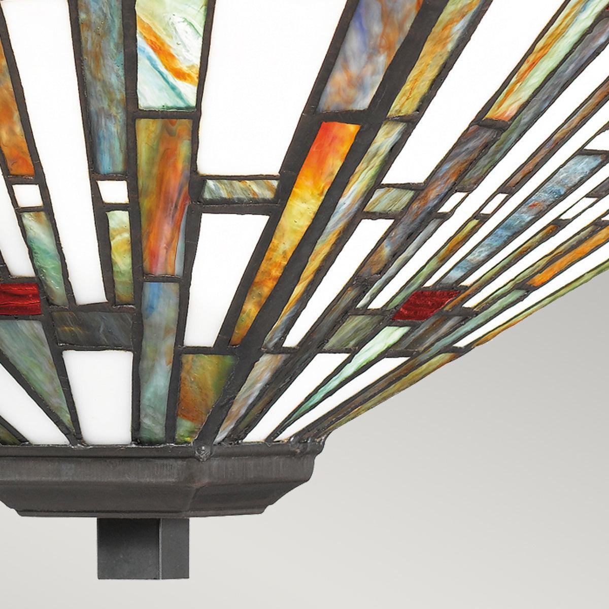 Quoizel Tiffany Maybeck 2 Light Bronze Flush Ceiling Mount-warehouse-180926