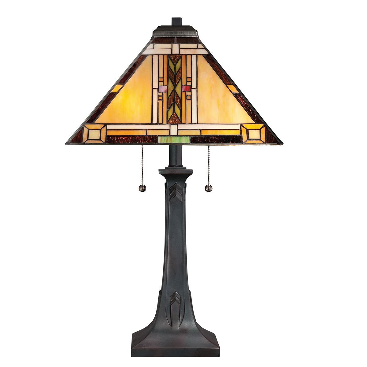 Quoizel Navajo Tiffany Table Lamp