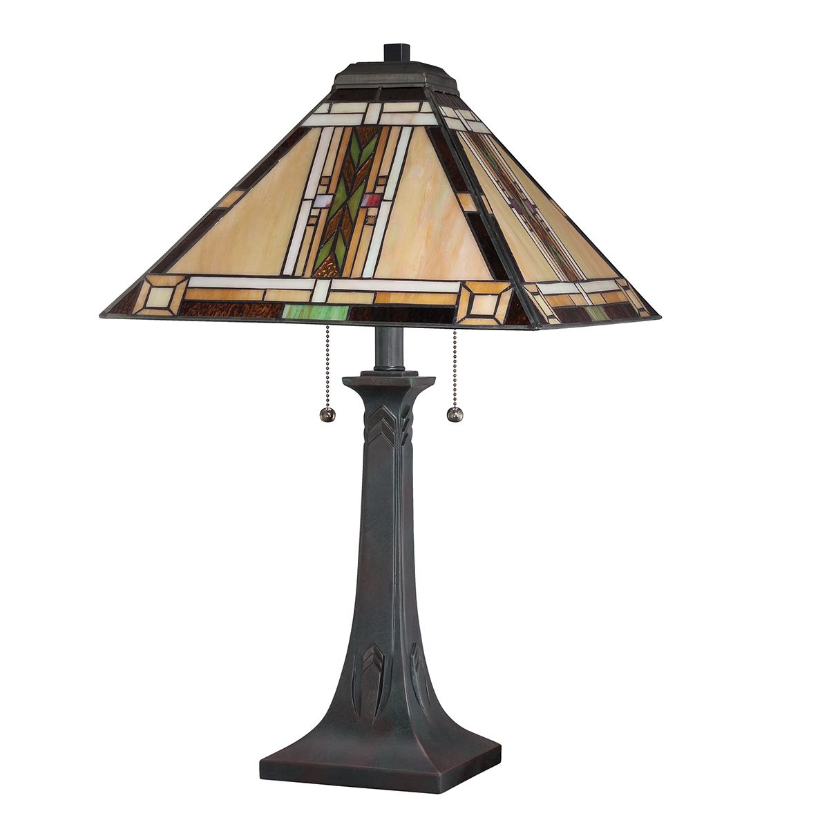 Quoizel Navajo Tiffany Table Lamp
