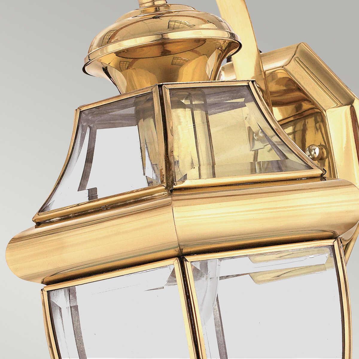 Quoizel Newbury Polished Brass Medium Outdoor Wall Light-wh-20-091026