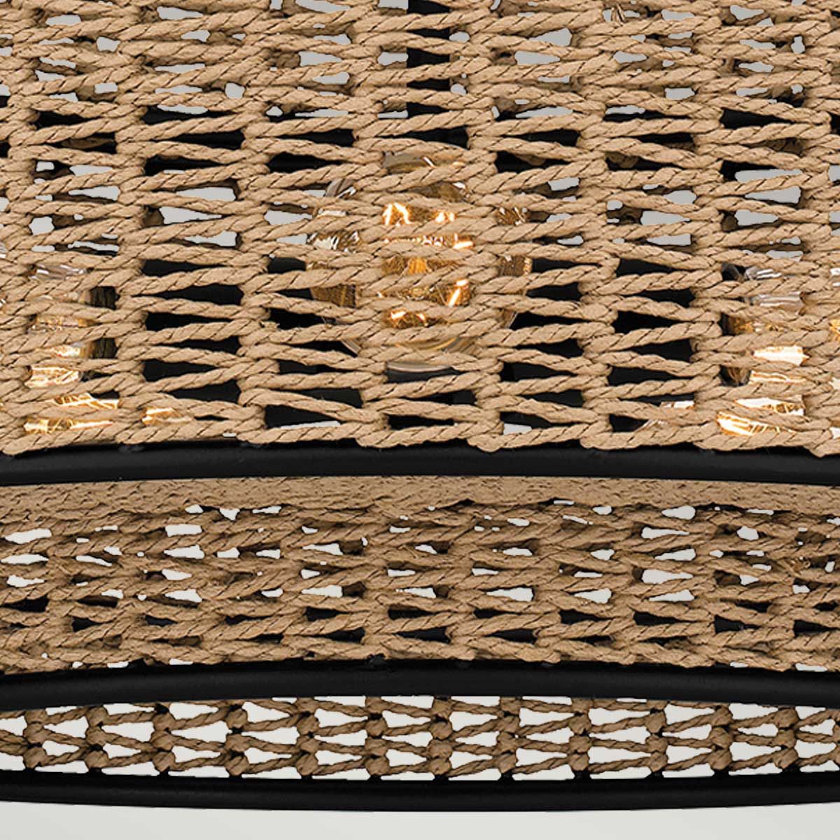 Quoizel Teton Black 5 Light Ceiling Pendant Light