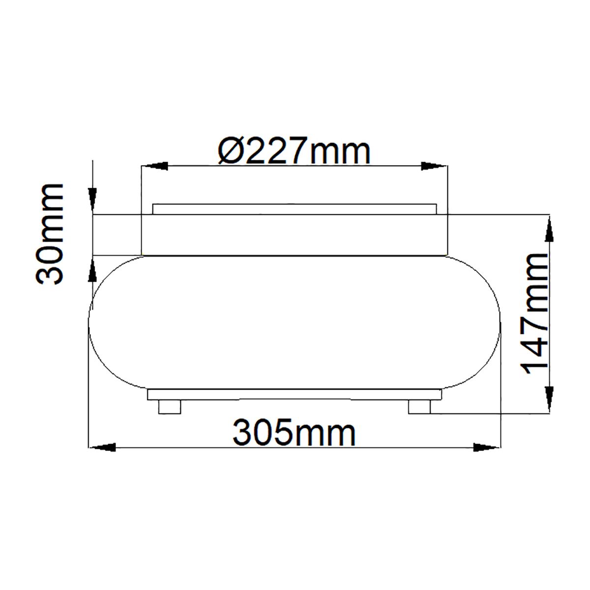 Quoizel Trilogy 2 Light Flush Mount Bronze Ceiling Light