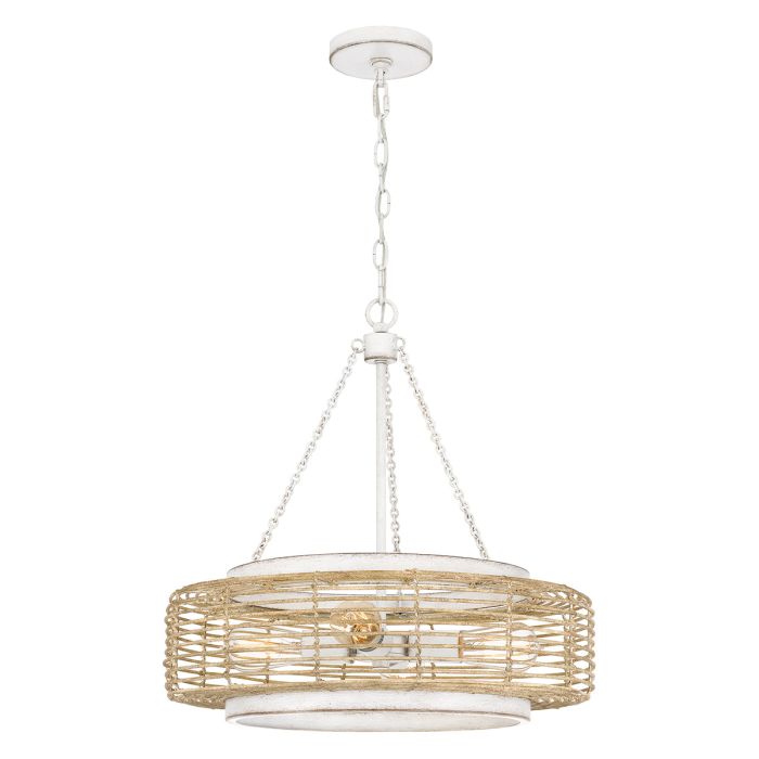Quoizel Waylon White Ceiling Pendant Light by Quoizel Lighting QZ-WAYLON-4P-AWH