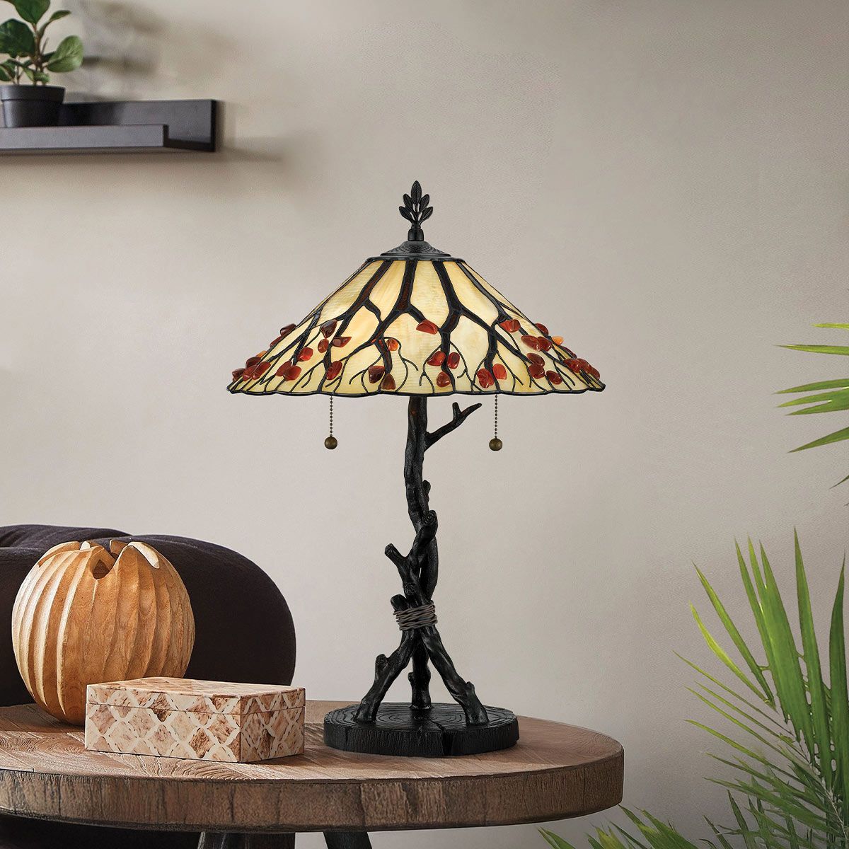 Quoizel Whispering Tiffany Table Lamp