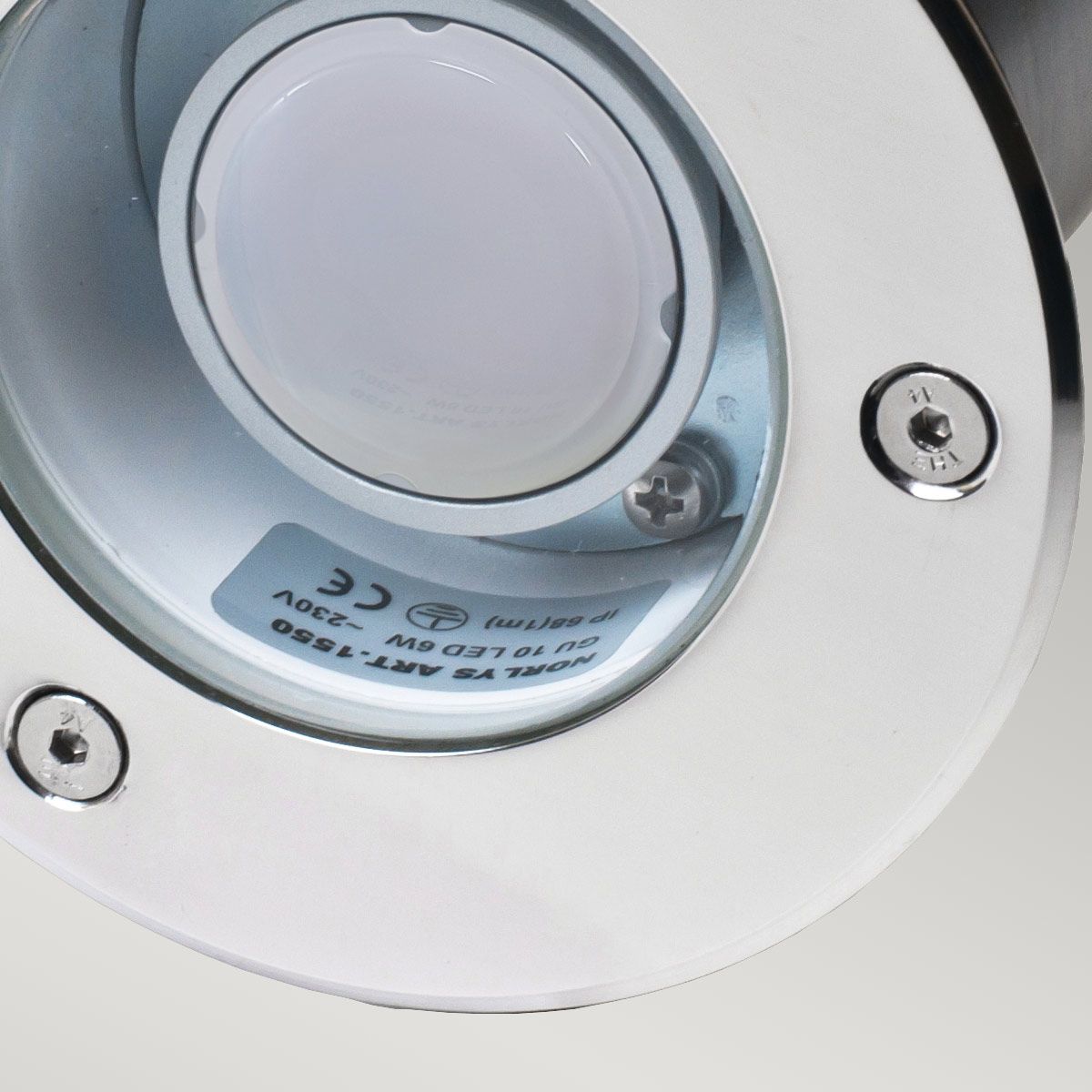 Rena Round 1 Light Inground Light Stainless Steel