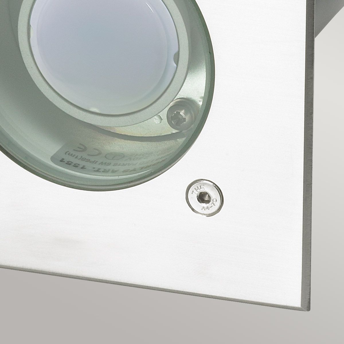 Rena Square 1 Light Inground Light Stainless Steel