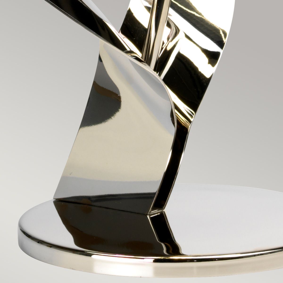 Ribbon 1 Light Polished Chrome Table Lamp Elstead Lighting