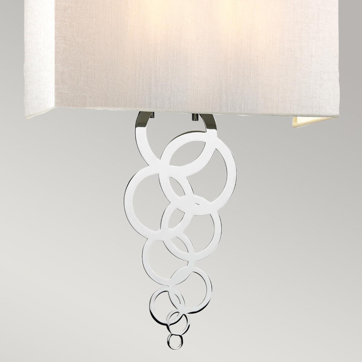 Elstead Rosa Large 2 Light Polished Chrome Wall Light