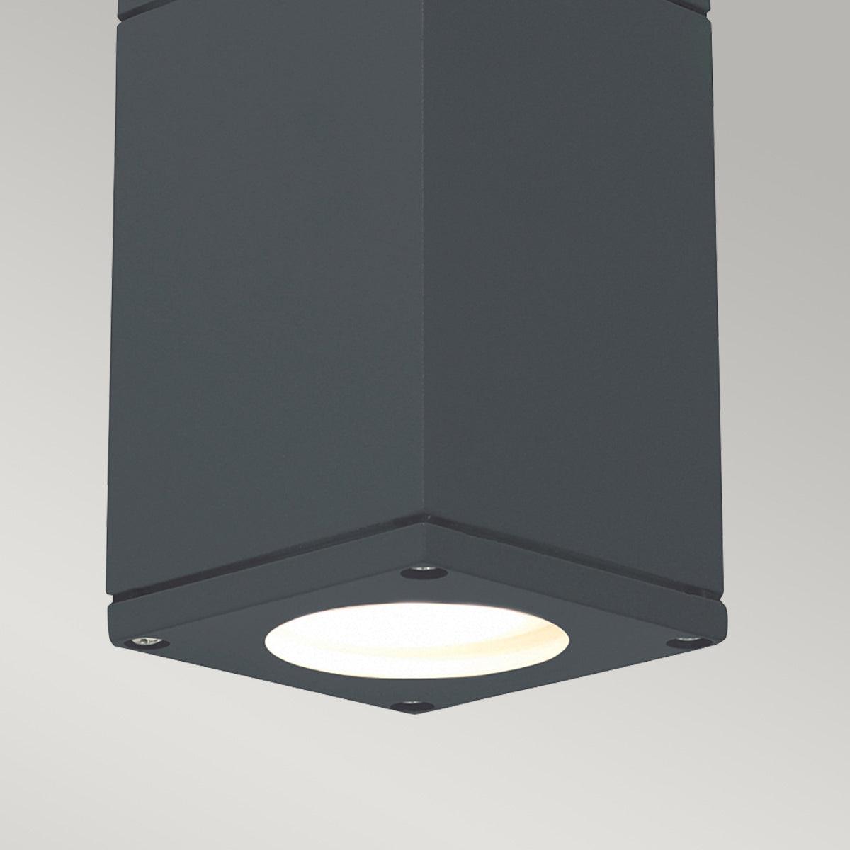 Norlys Sandvik 1 Light Graphite Down Outdoor Ceiling Light