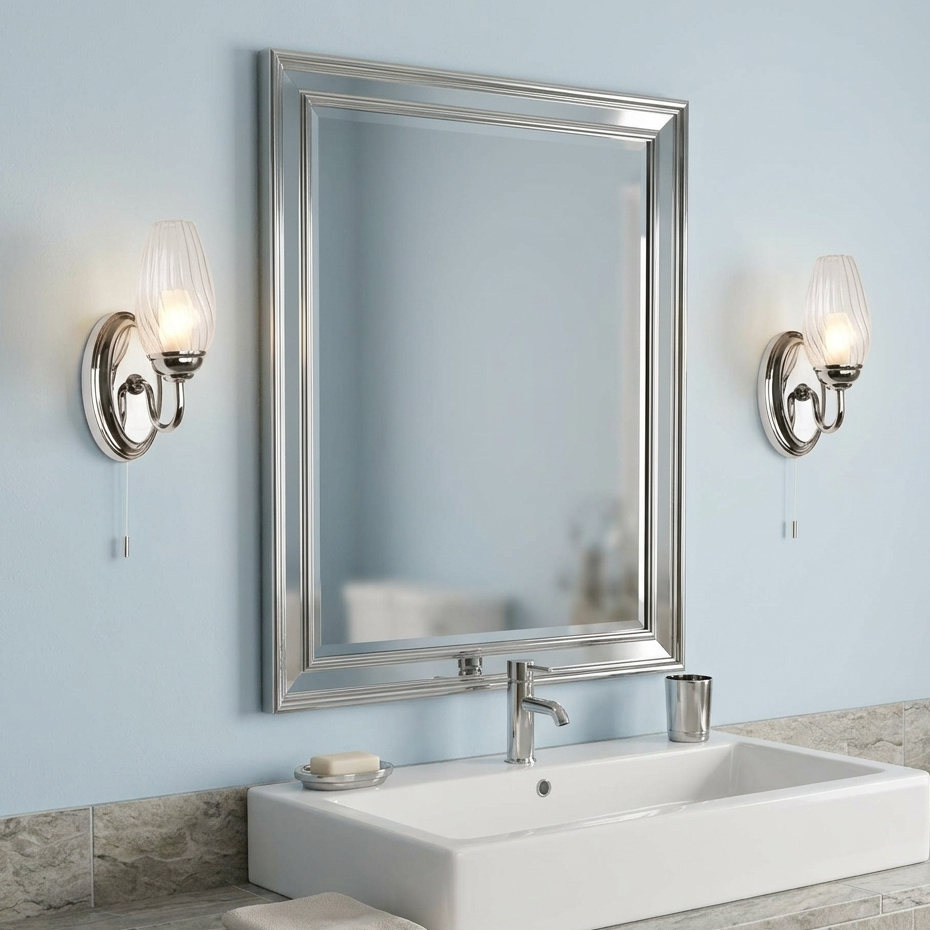 Sater Chrome Finish Bathroom Wall Light-warehouse-clearance-020426