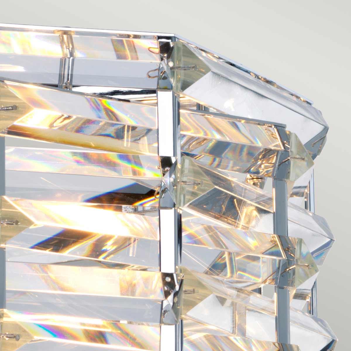 Elstead Shoal 4 Light Polished Nickel Ceiling Pendant