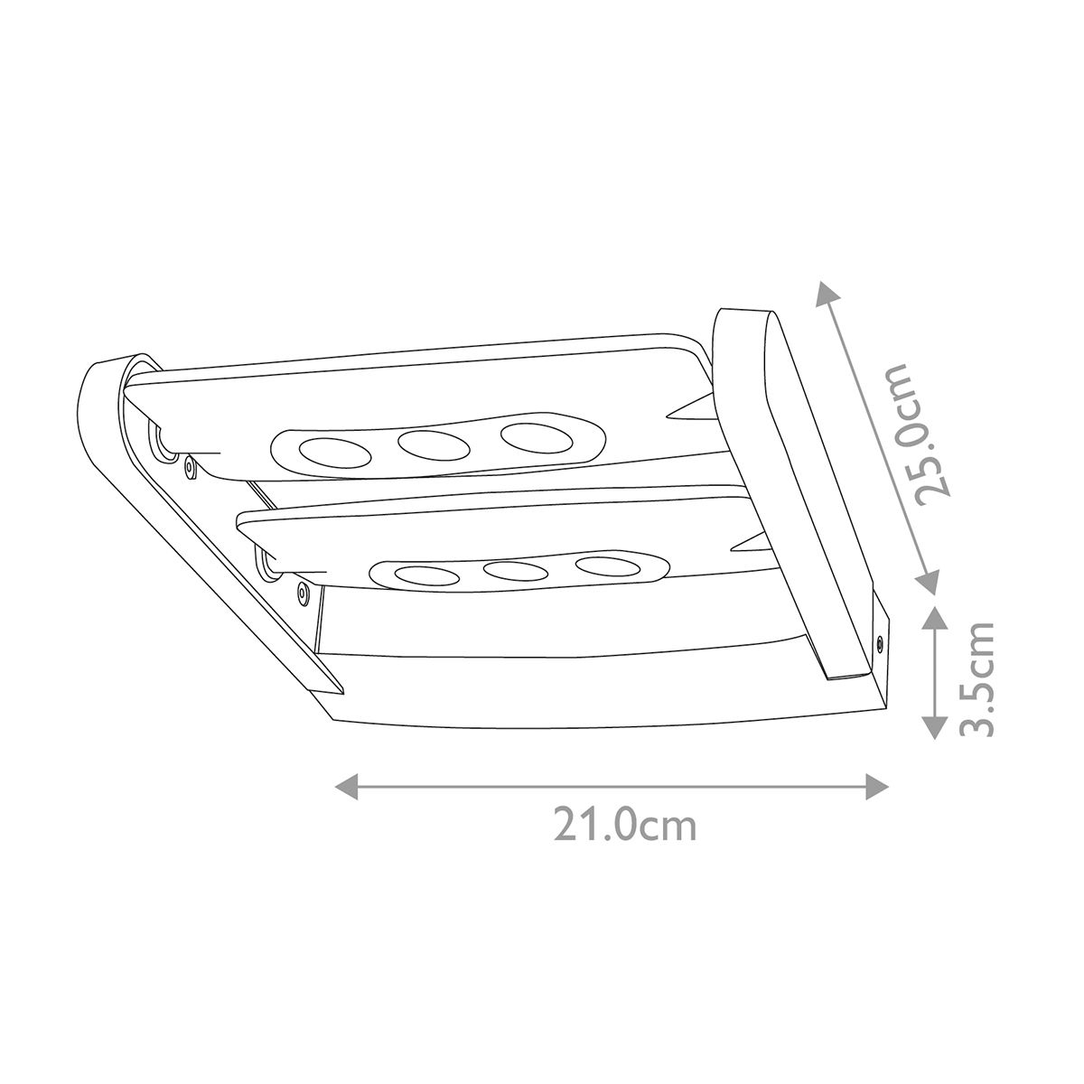 Elstead Sigmund Graphite Double Outdoor Wall Light