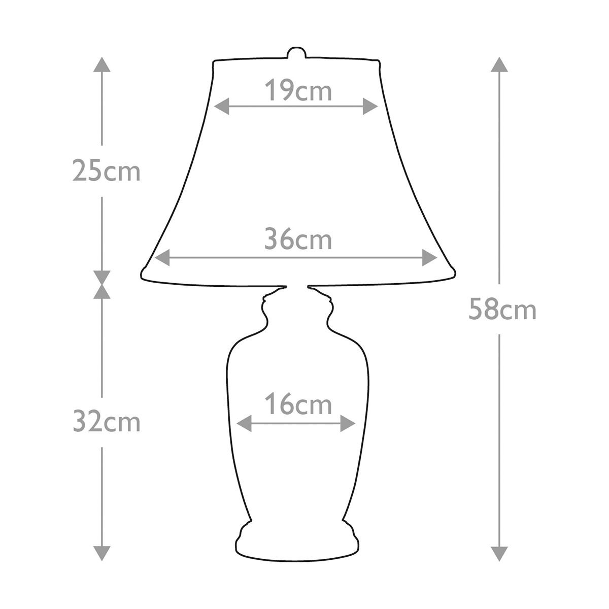 Elstead Silver Ceramic Thistle Table Lamp