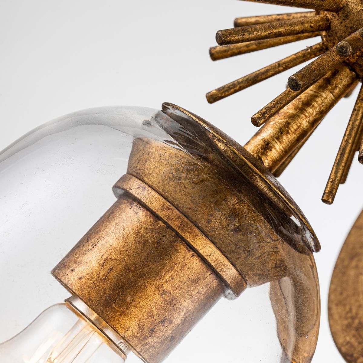 Elstead Staring Gold Double Wall Light