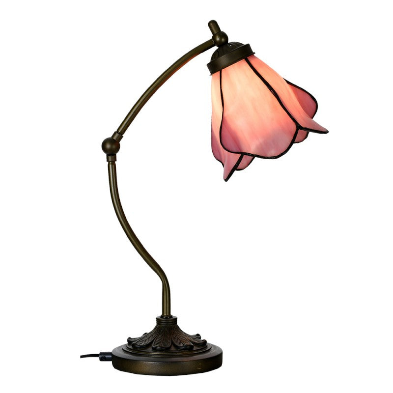 Ribbon Swan Neck Tiffany Lamp - Tiffany Lighting Direct