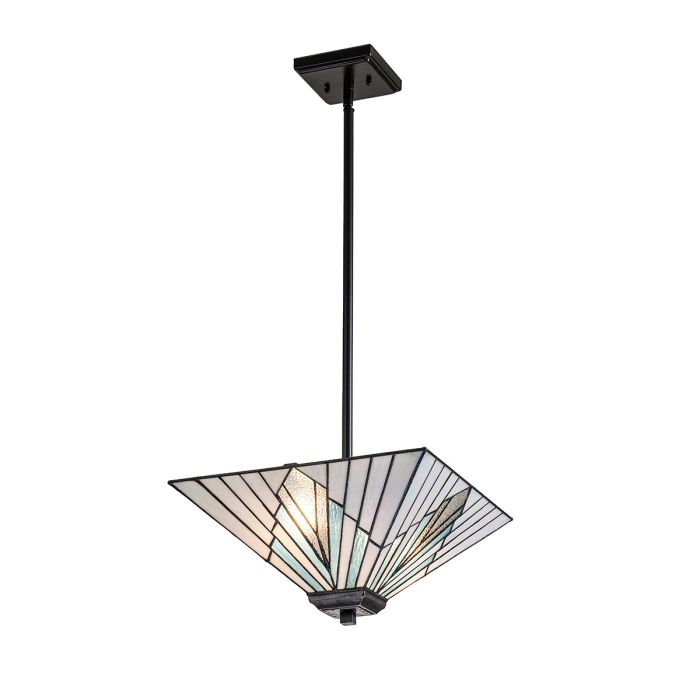 Alderley Tiffany Ceiling Light-warehouse-40