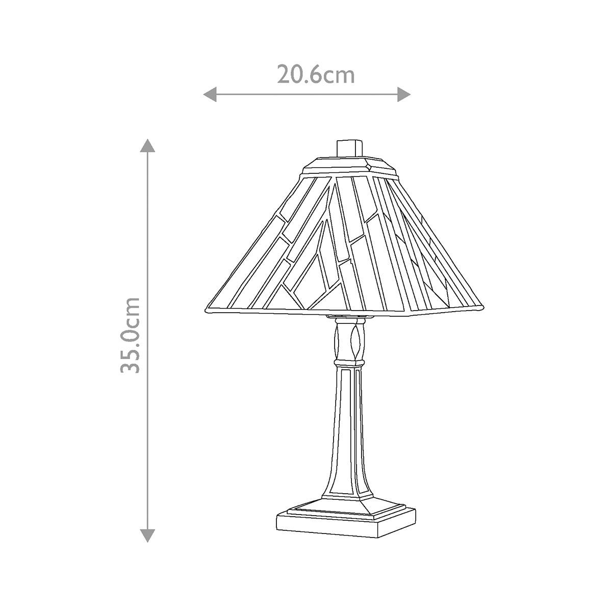 Alderley Medium Tiffany Table Lamp