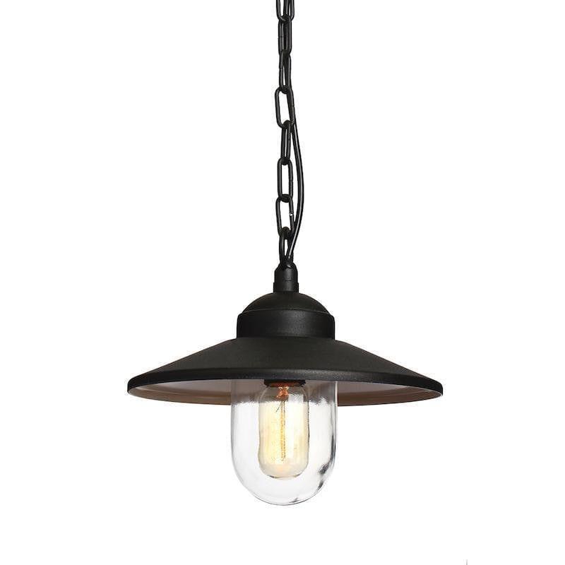 Elstead Klampenborg Black Outdoor Pendant-warehouse-clearance-220526