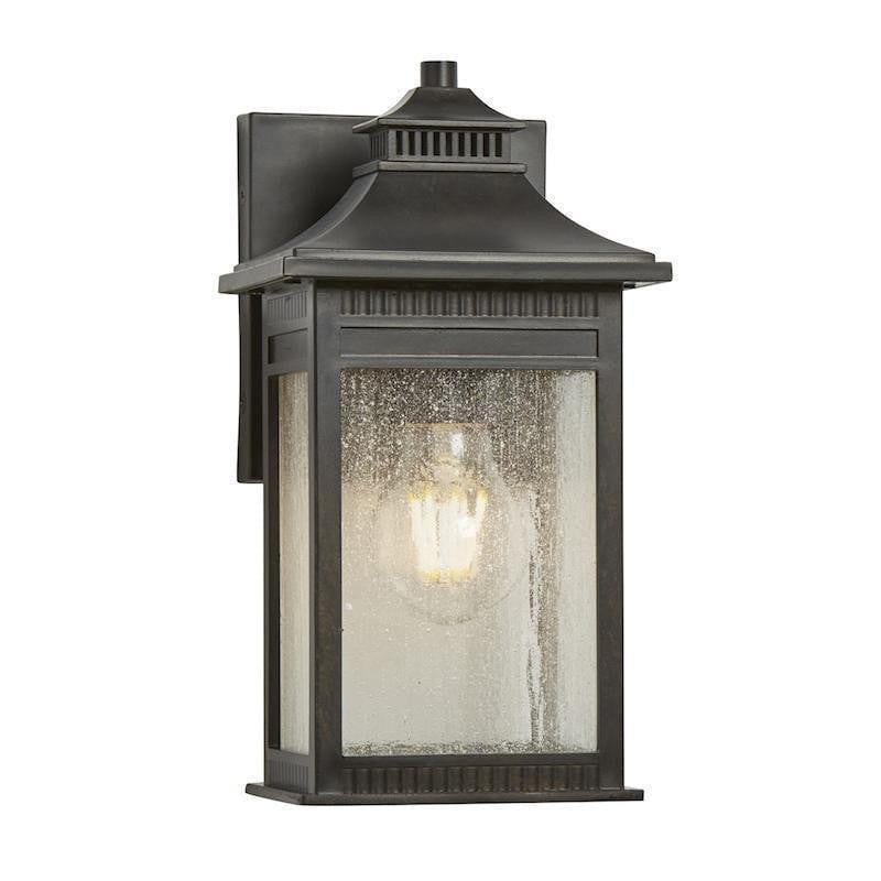 Quoizel Livingston Small Bronze Outdoor Wall Light-OPEN-BOX-50-240426