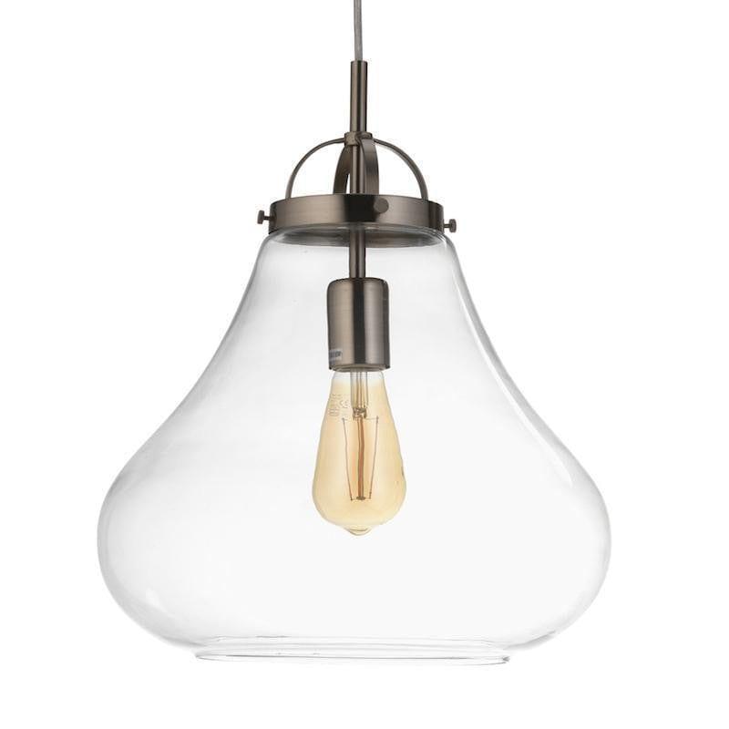 Turua Antique Chrome Ceiling Lantern 1 Light-OPEN-BOX-50-200826