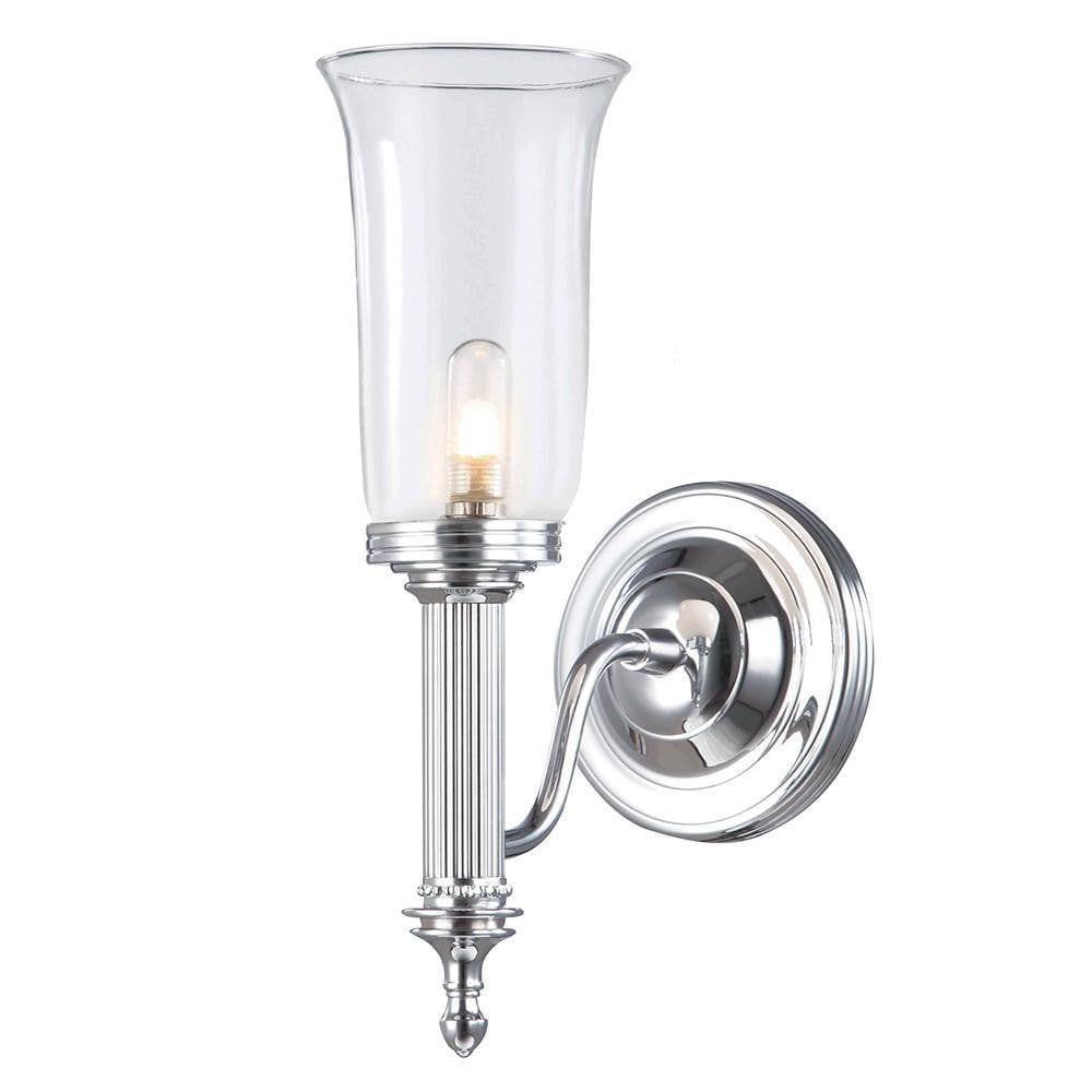 Carroll Bell Shade Polished Chrome Bathroom Wall Light-warehouse-180926