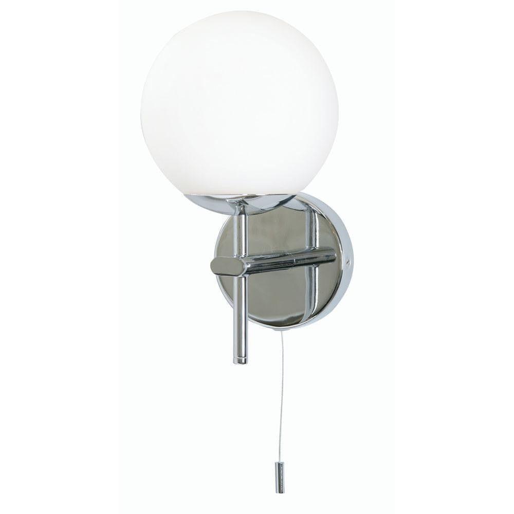 Oaks Mani Chrome Finish Bathroom Wall Light-warehouse-clearance-220526