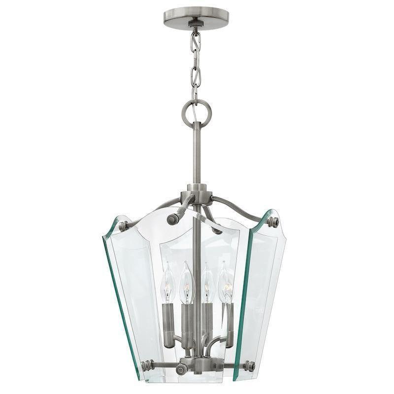 Hinkley Wingate Small Nickel Ceiling Lantern 4 Light-warehouse-clearance-270826