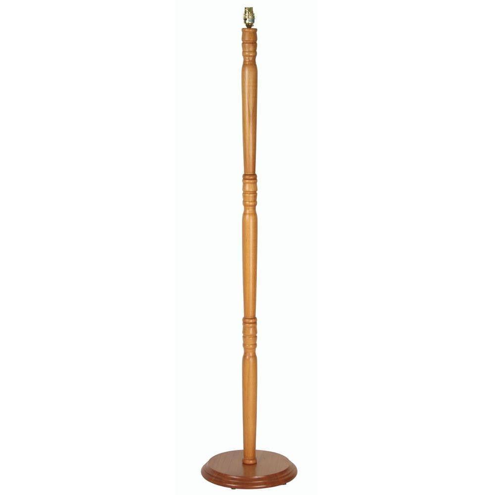 Cherry Finish Wooden Floor Lamp-WAREHOUSE-40-100226