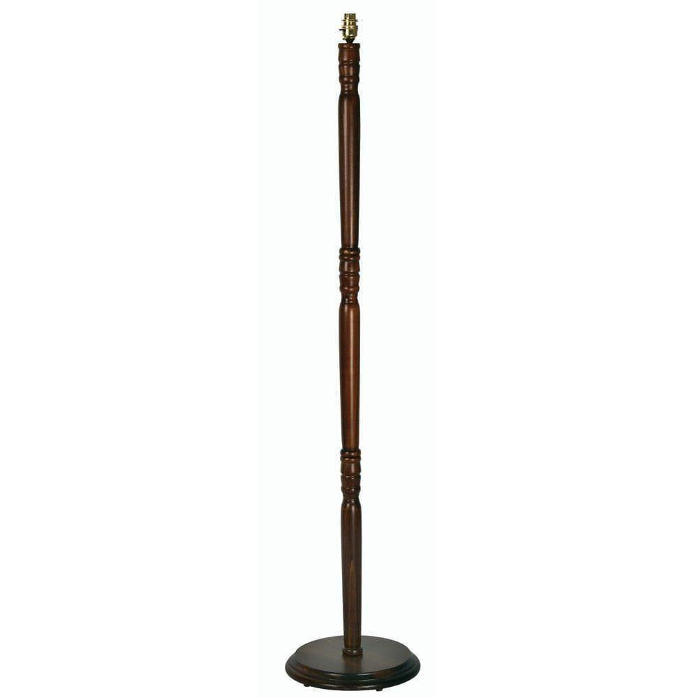 Traditional Dark Oak Wooden Floor Lamp-warehouse-091026