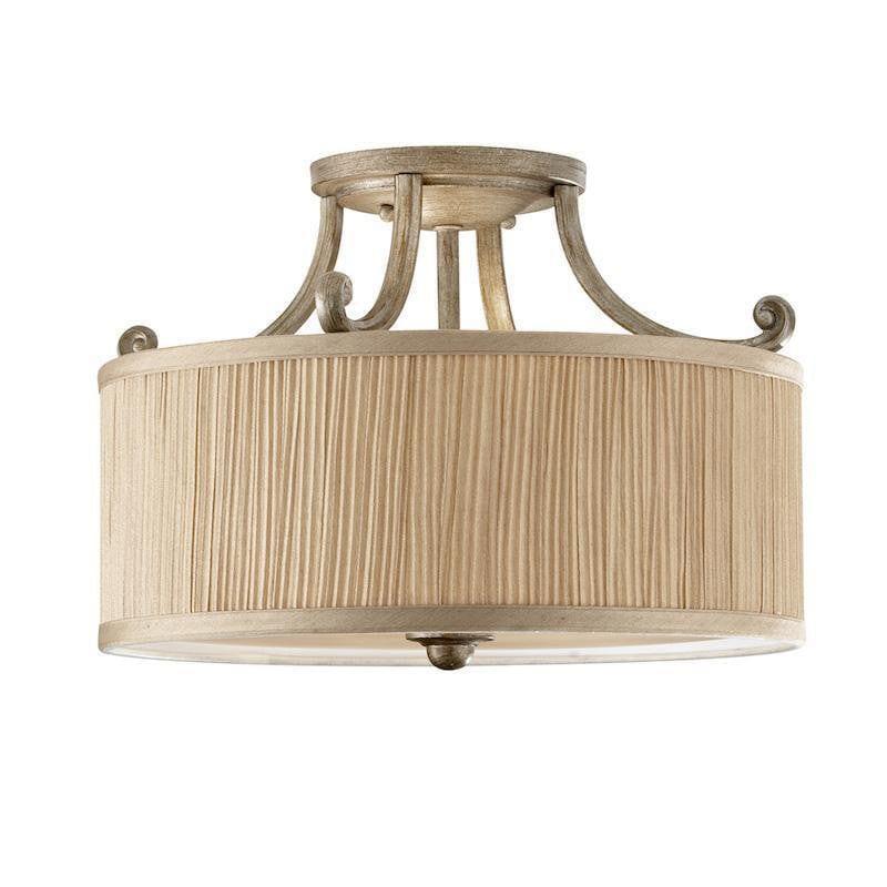 Feiss Abbey Semi-Flush Gold Ceiling Light-warehouse-clearance-270826