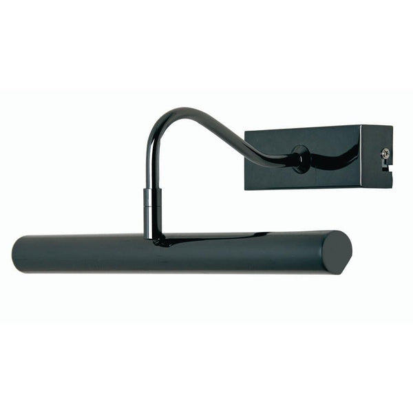 Traditional Picture Lights - Mirror Black Finish Picture Light PL LED MB By Oaks Lighting