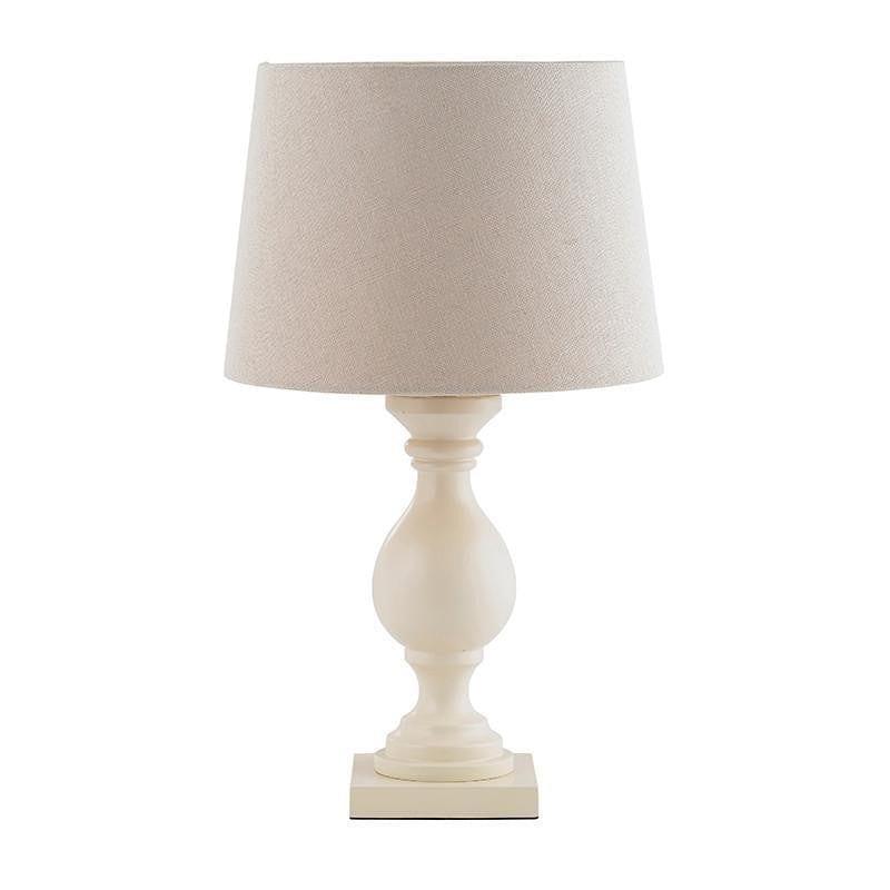 Marsham Ivory Painted Wood And Ivory Faux Linen Table Lamp-warehouse-40