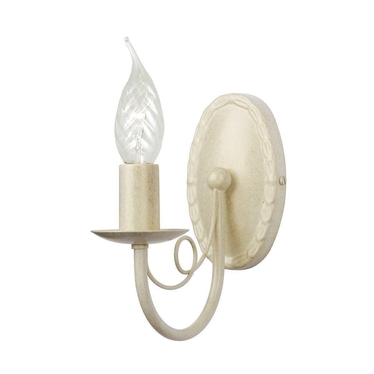 Elstead Minster Ivory/Gold 1 Light Wall Light-warehouse-40