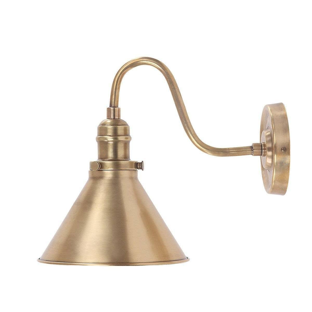 Elstead Provence Aged Brass 1 Light Wall Light-WAREHOUSE-40-250226