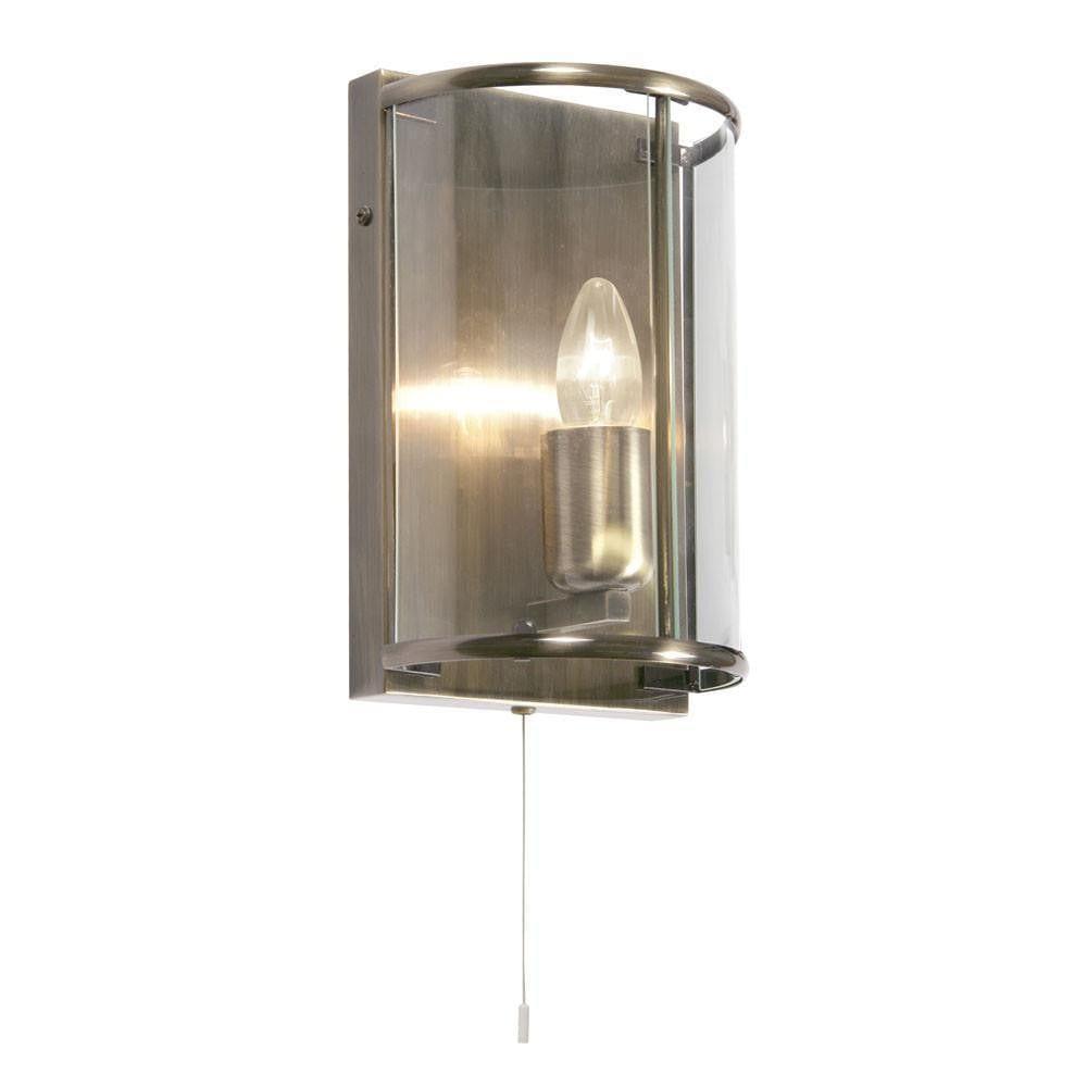 Fern Antique Brass Finish Wall Light-warehouse-clearance-220526