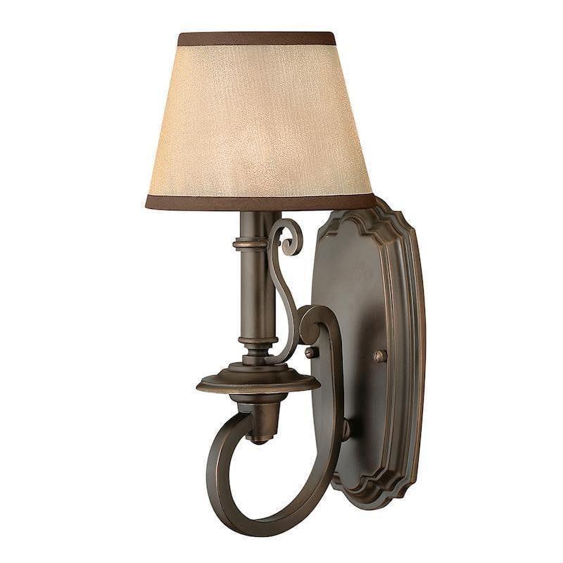 Hinkley Plymouth 1 Light Bronze Wall Sconce-wh-20-091026