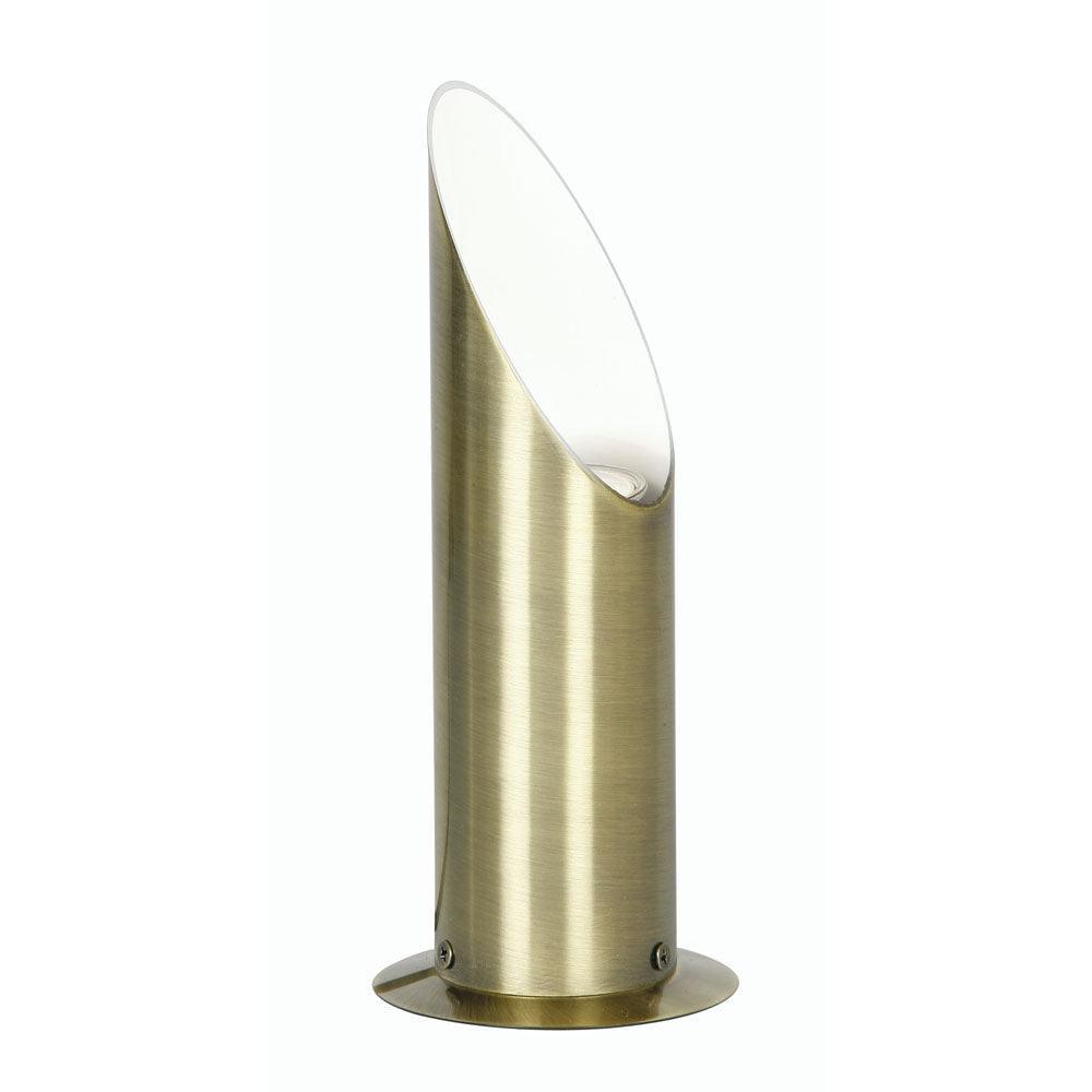 Mini Antique Brass Uplighter-warehouse-clearance-220526