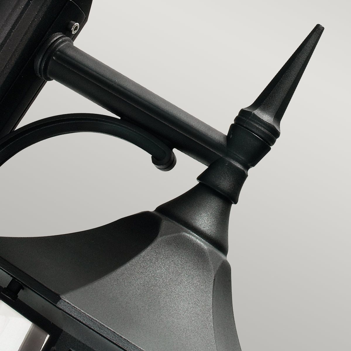 Elstead Valencia Black Outdoor Downlighter Wall Light