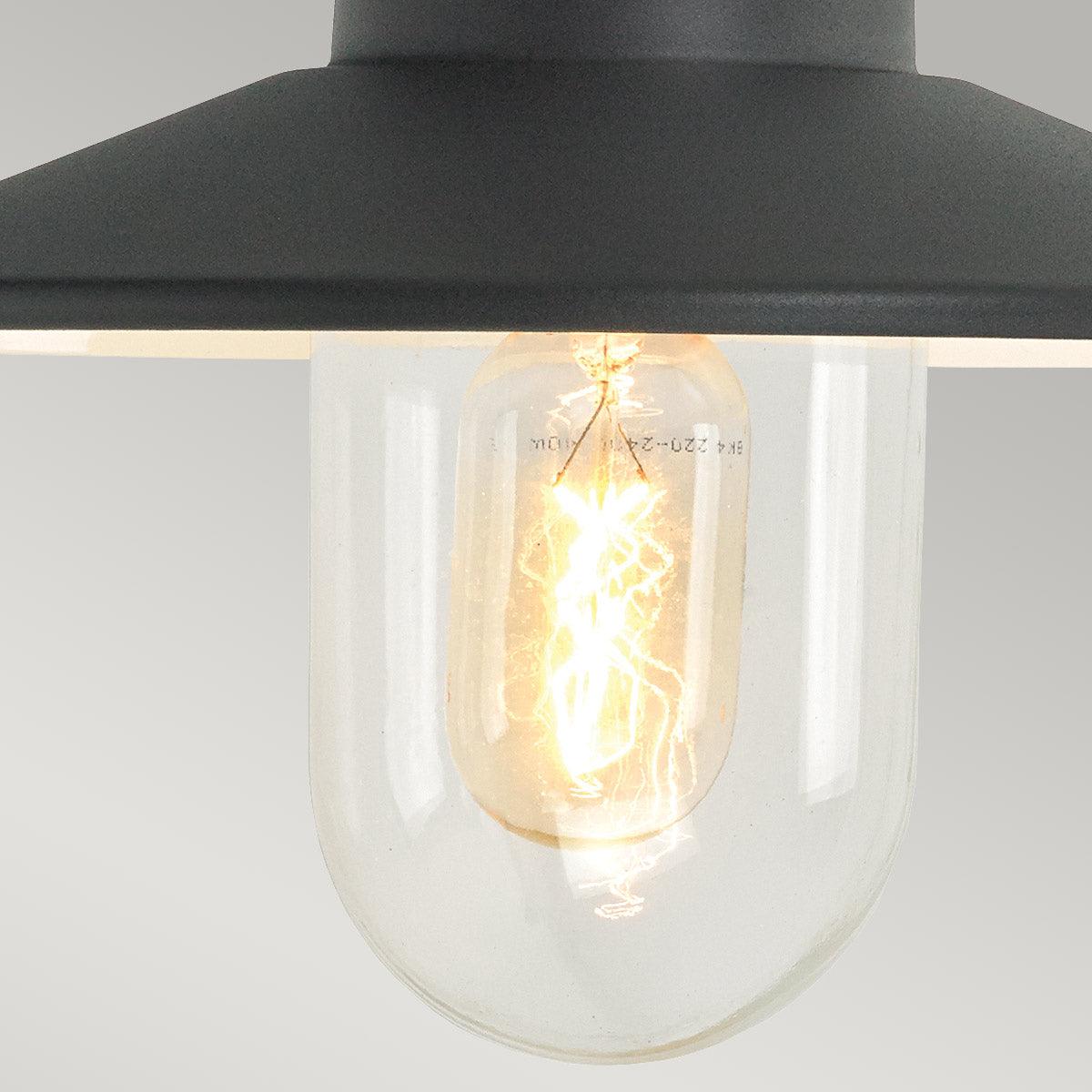 Norlys Vansbro 1 Light Black Outdoor Wall Light Black-warehouse-180926
