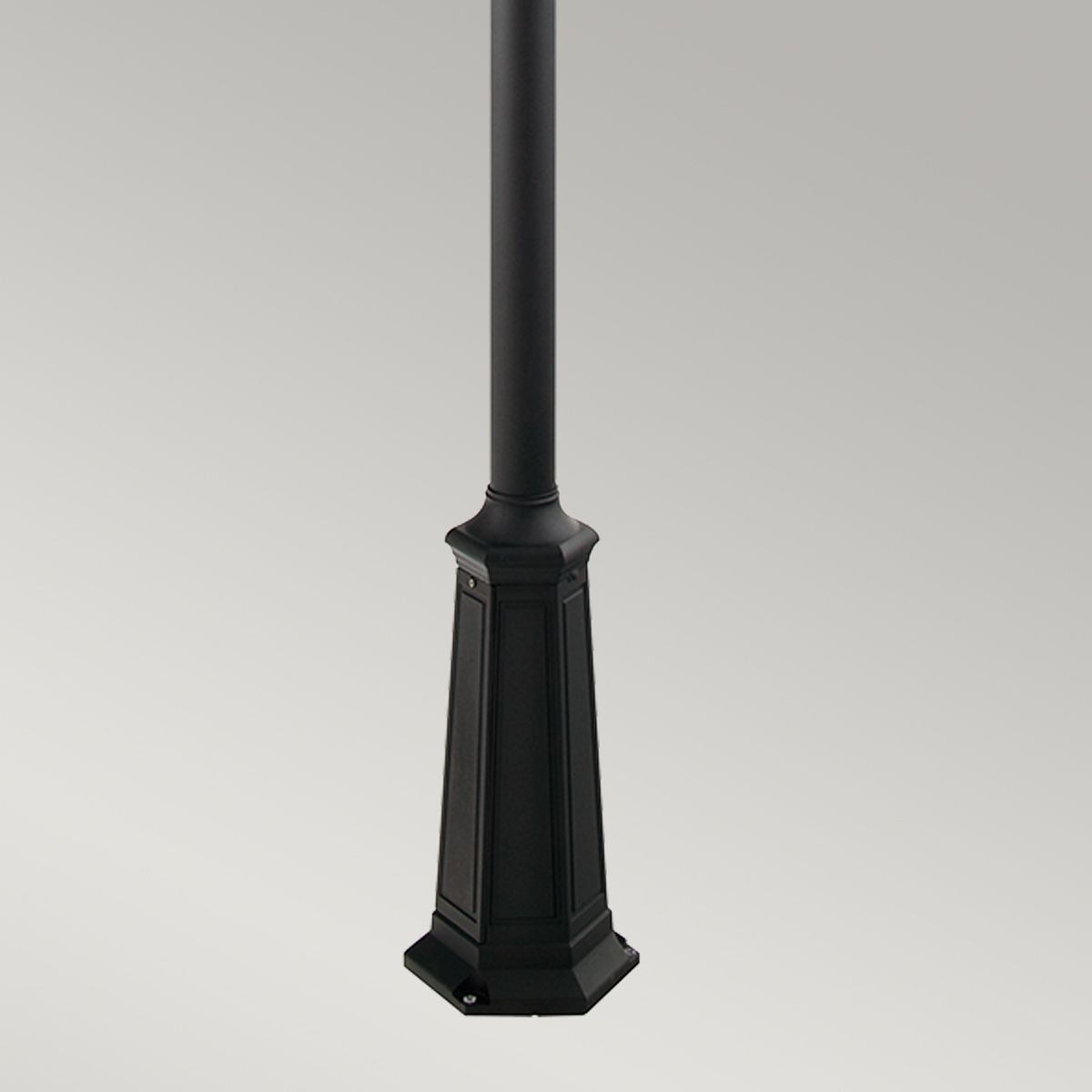Elstead Valencia Grande Black Outdoor Single Arm Lamp Post