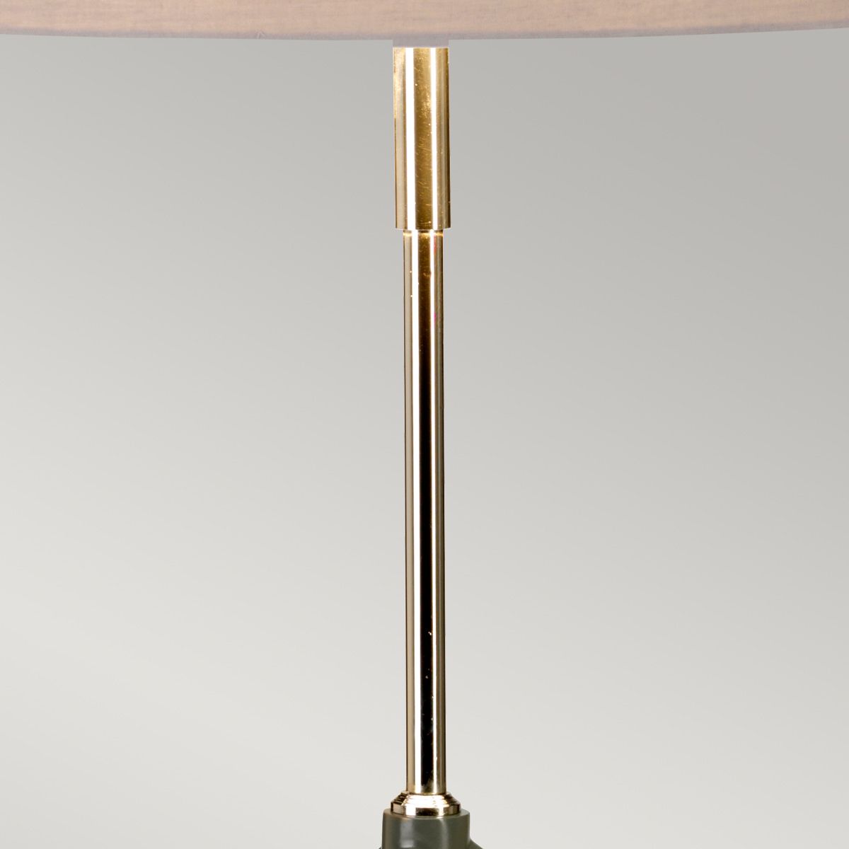 Vicenza White Polished Nickel Table Lamp Elstead Lighting