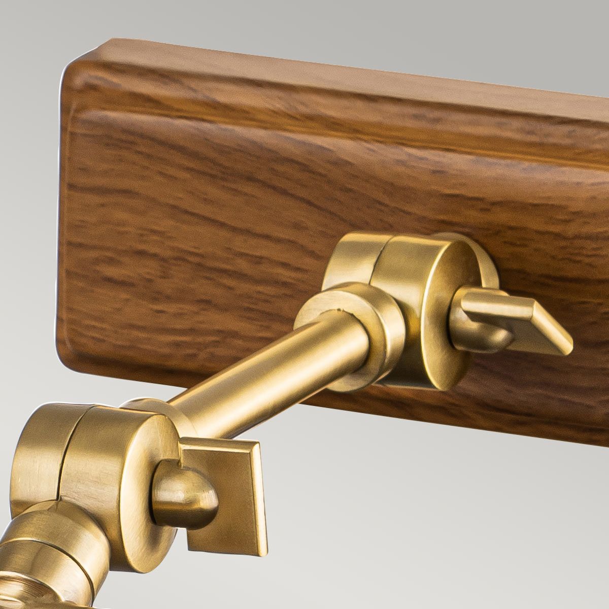 Winchfield 2 Light Medium Oak Picture Light