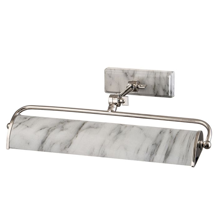 Winchfield 2 Light Medium Marble Effect Picture Light WINCHFIELD-PLM-PN-WM by Elstead Lighting