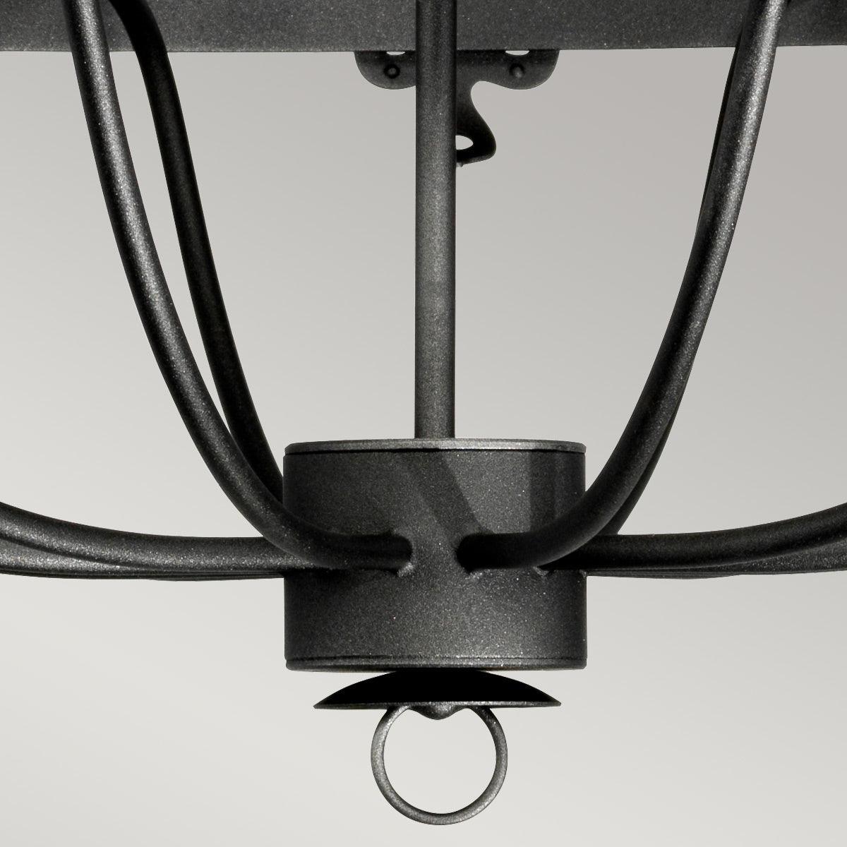 Windsor 12 Light Graphite Chandelier Elstead Lighting