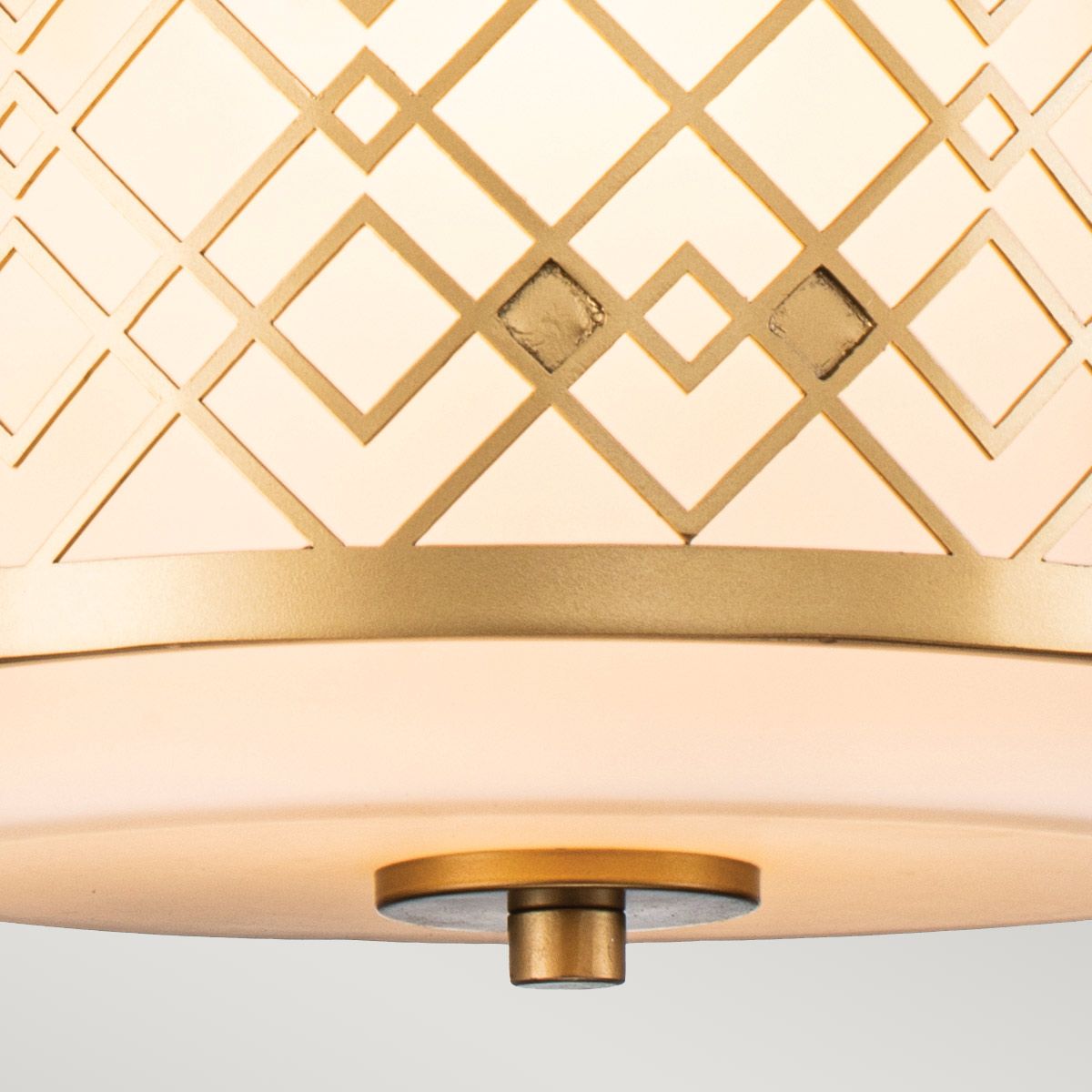 Ziggy Lacquered Gold Small Ceiling Pendant Light